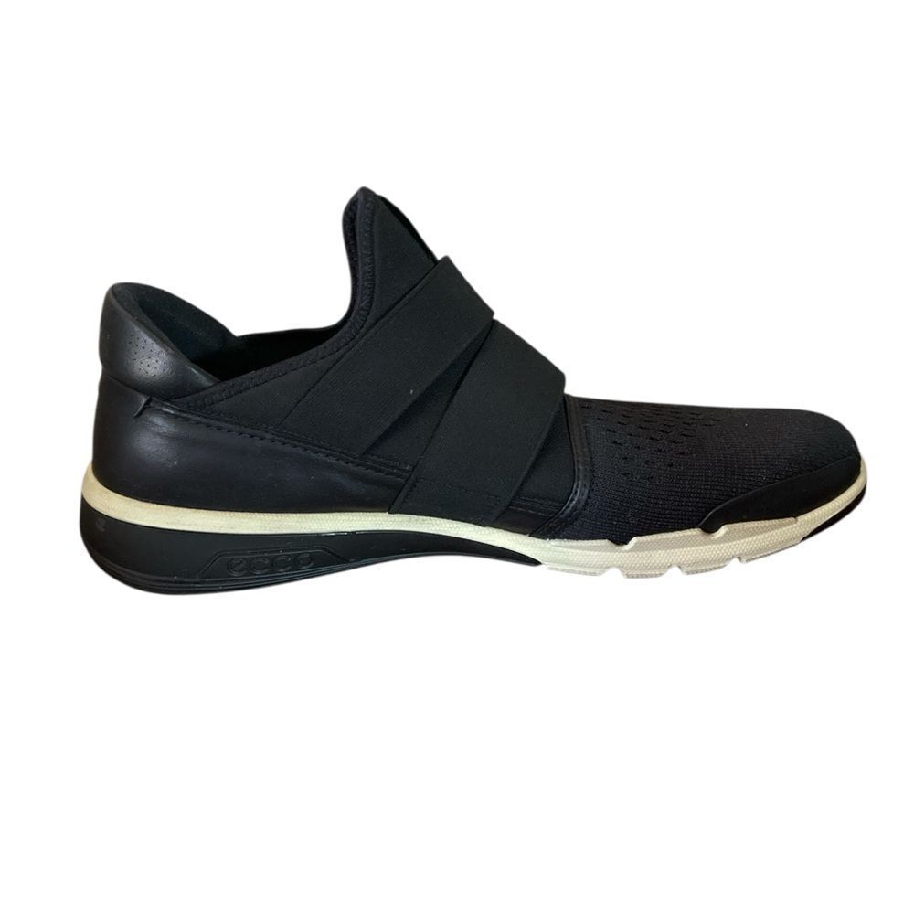 Ecco Shoes Men's Size 14 Black Slip-On Sneakers - Picture 7 of 13